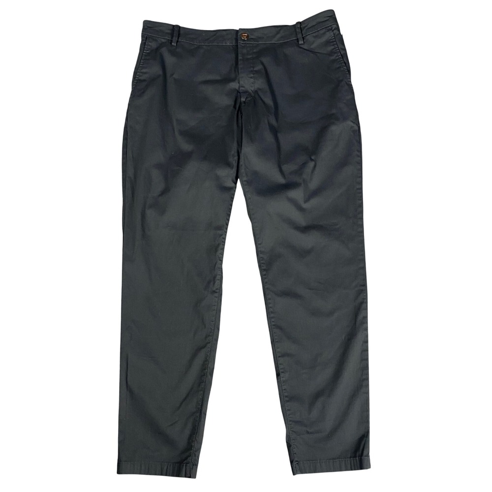 Birddogs Boomstick Mens Chino Golf Pants Black Lined 36x30 Stretch Athleisure